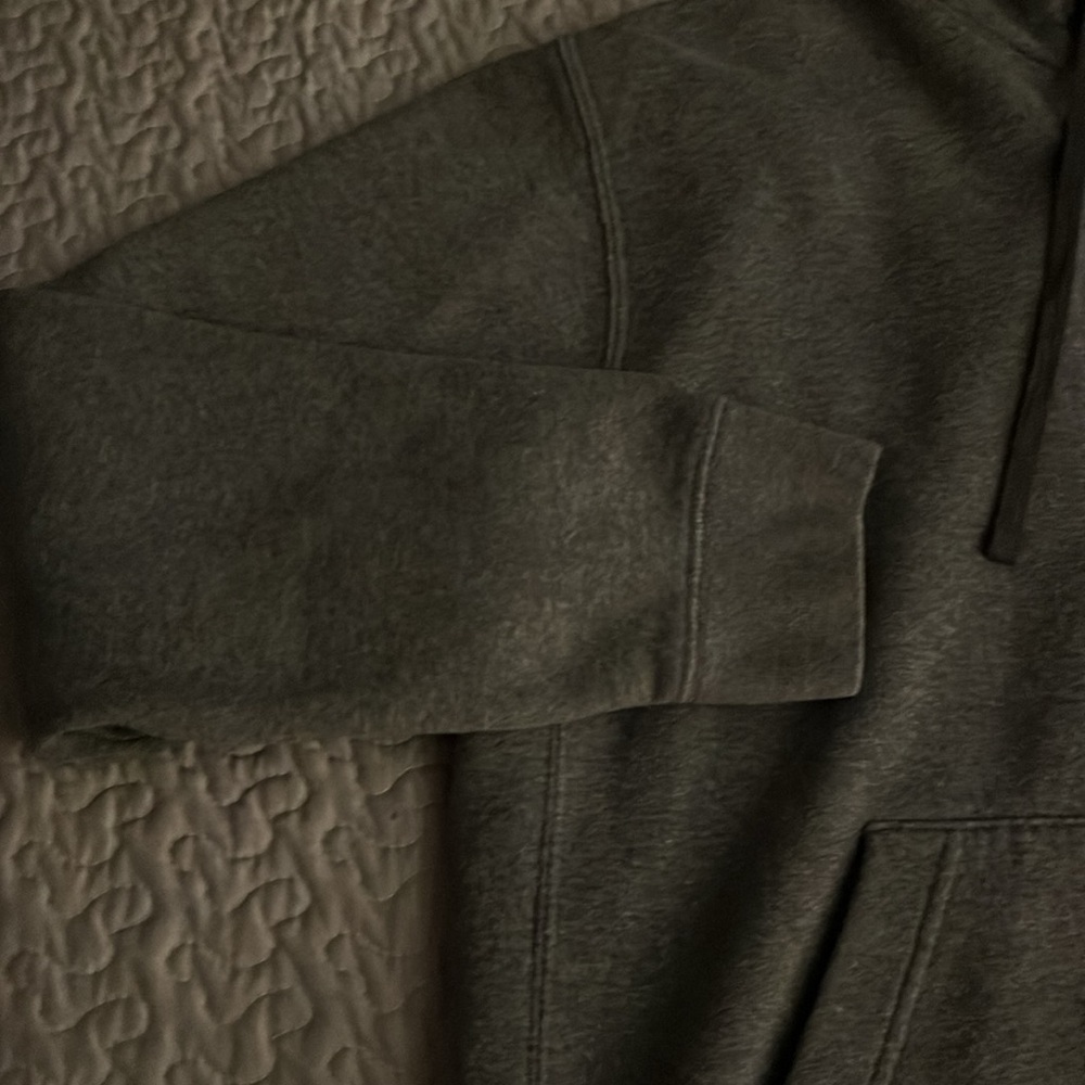 Nike Men's Charcoal Fleece Hoodie - Picture 4 of 8